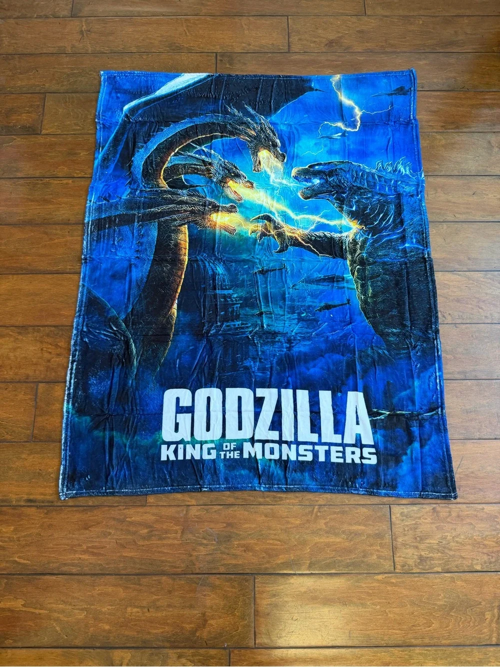 Godzilla Fleece Blanket 50” x 40” New